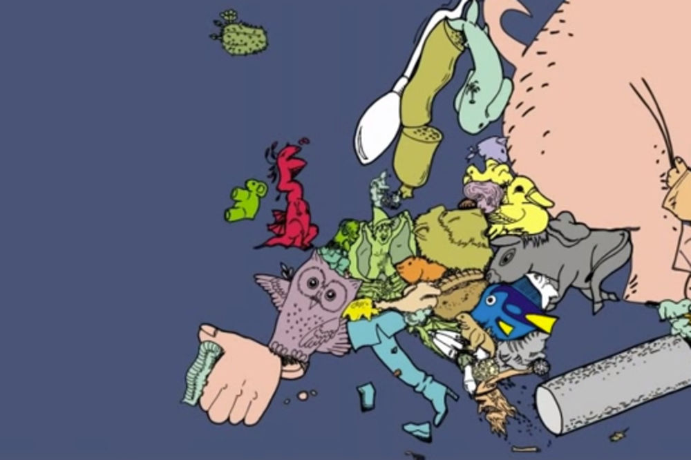 Praistorijski je link, ali vredi pogledati! Na šta vam liči ovih 30 zemalja Evrope? (FOTO) (VIDEO)