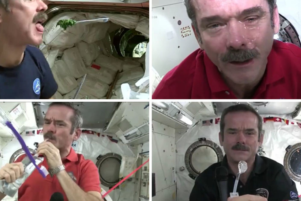 Astronautima suze padaju na gore! Kao i Ceci! (VIDEO)