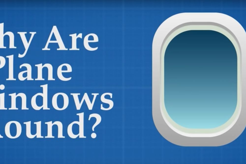 Znate li zašto su prozori u avionu okrugli? (VIDEO)