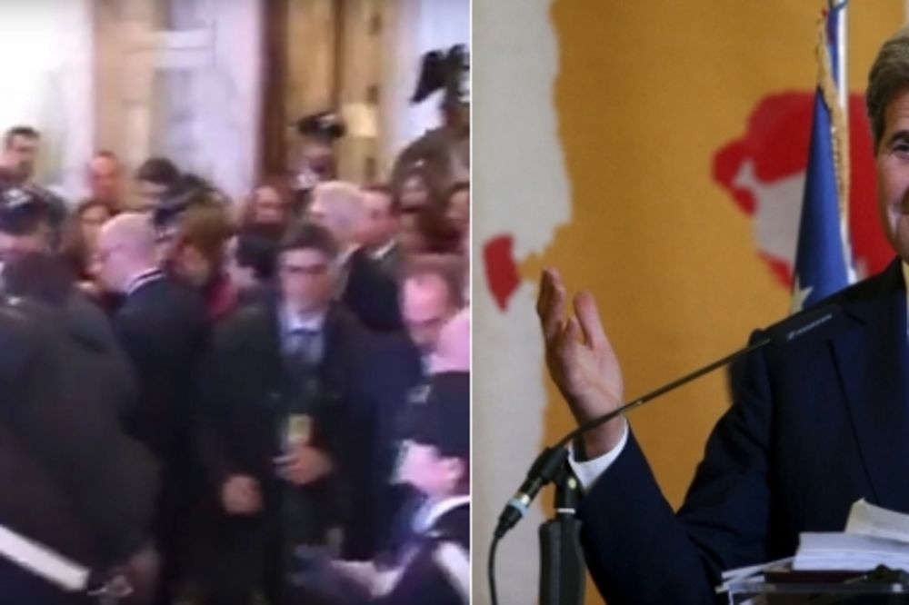 Američkog političara napali u Rimu: Ti si stvorio Islamsku državu, Džone Keri! (VIDEO)