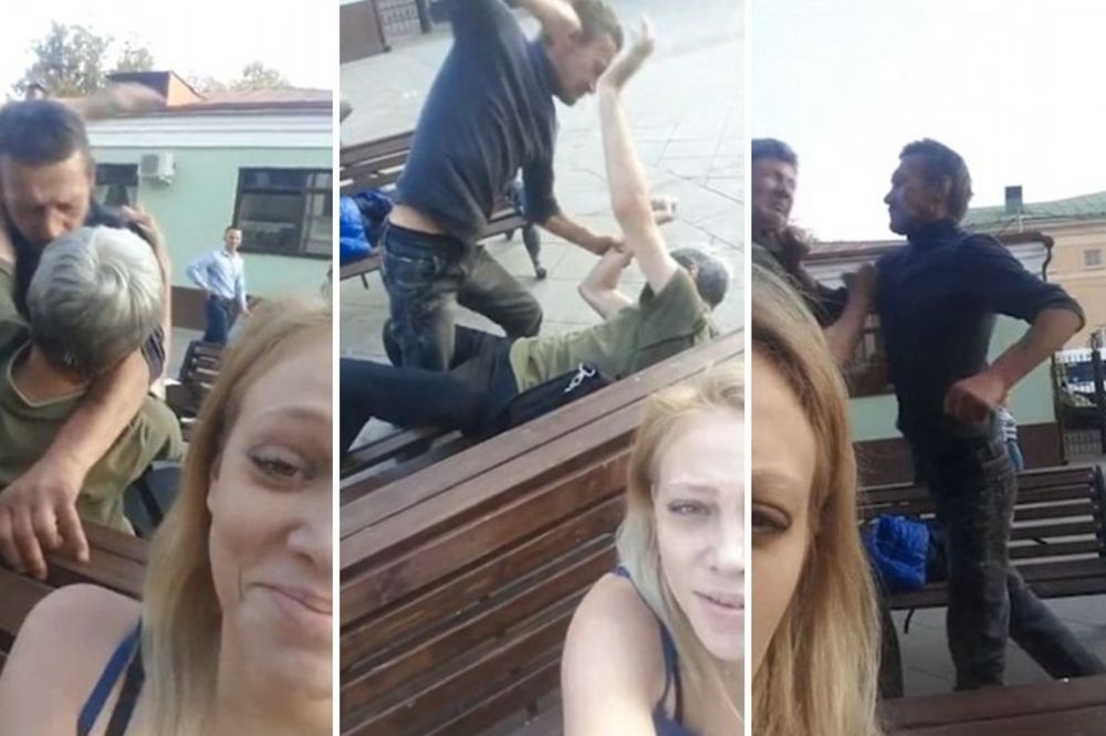 Blesava Ruskinja: Pravila se da snima selfi, a snimala pijance u makljaži (VIDEO)