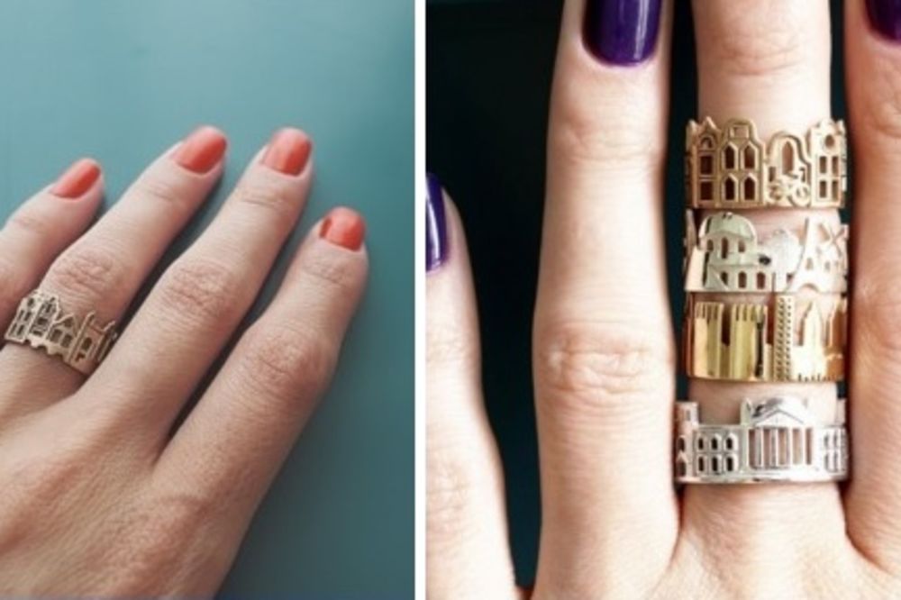 Svet na dlanu: Najlepše prstenje u obliku minijaturnih gradova (FOTO)