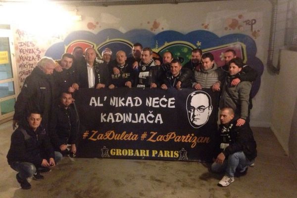 Grobari iz Pariza bodrili Vujoševića u porazu Limoža! (FOTO)