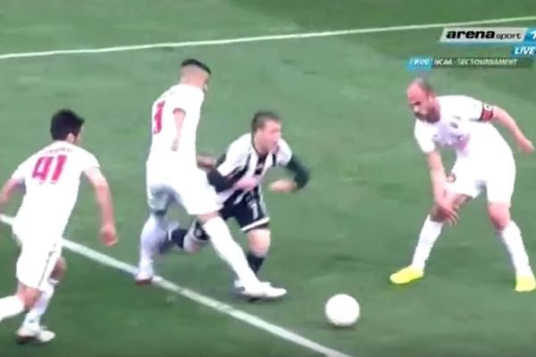 Da li je bio penal za Partizan? Stevanović skinuo prokletstvo južne tribine u Humskoj! (VIDEO)