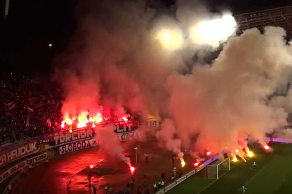 Ni Torcidin spektakularni pirotehnički šou nije pomogao Hajduku: Dinamo ponovo pobedio! (VIDEO)