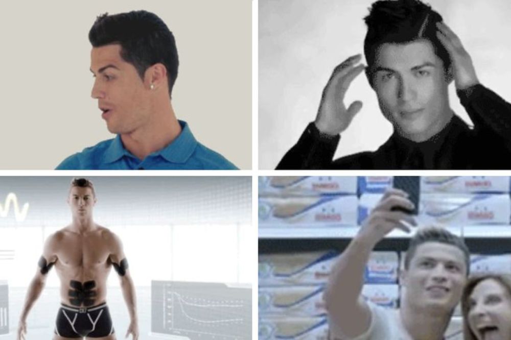 Šta sve Ronaldo neće raditi za pare? Ovih 6 bizarnih reklama to najbolje dokazuju! (GIF)