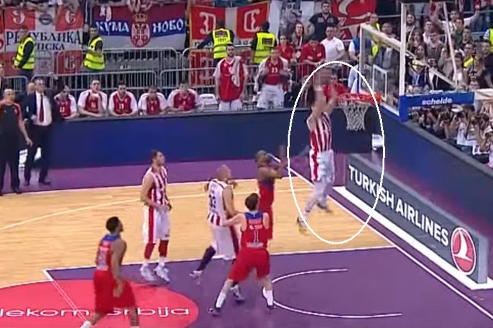 Dangubić oduševio košarkaški svet: Evroliga nije ostala ravnodušna na potez iz Arene! (VIDEO)
