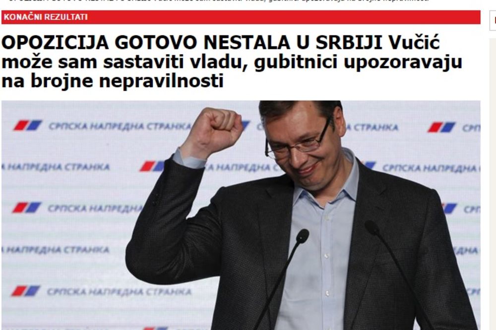 Evo šta kažu komšije u regionu o izborima: Ubedljiva pobeda Vučića i povratak ekstremiste Šešelja!