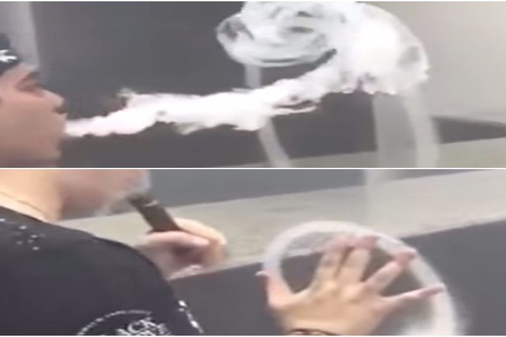 On je gospodar dima: Od njega pravi ozbiljnu umetnost (VIDEO)