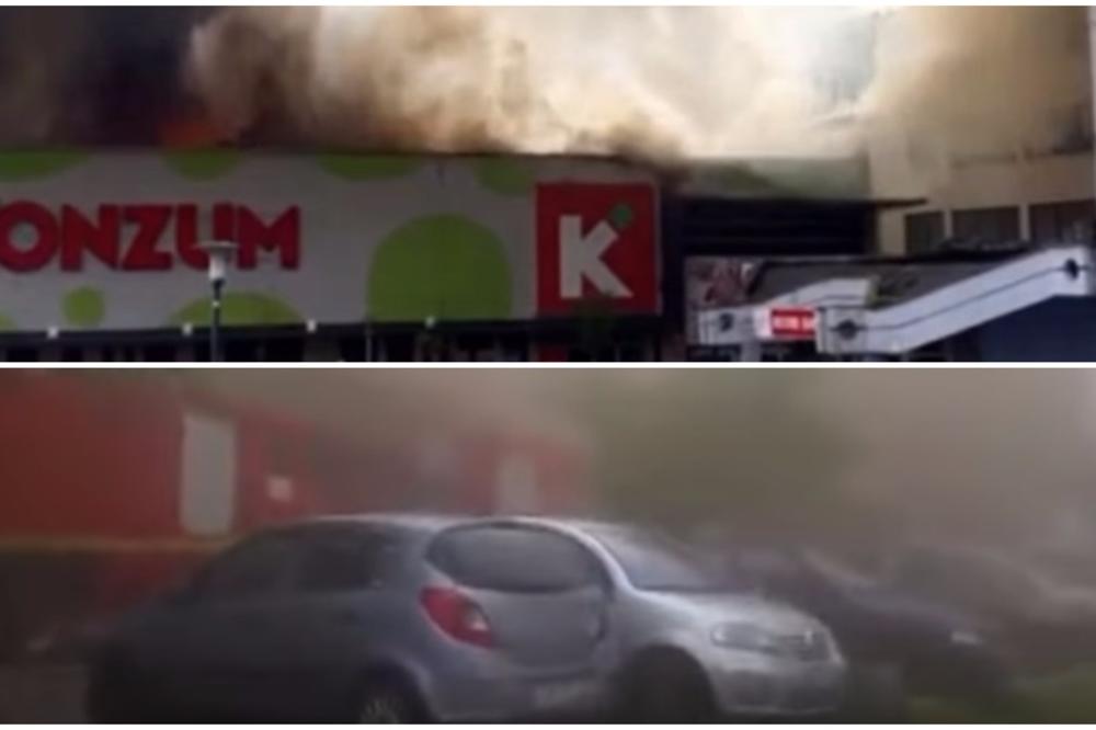 Sarajevo u strahu: Požar bez kontrole, crni dim se širi gradom (VIDEO)