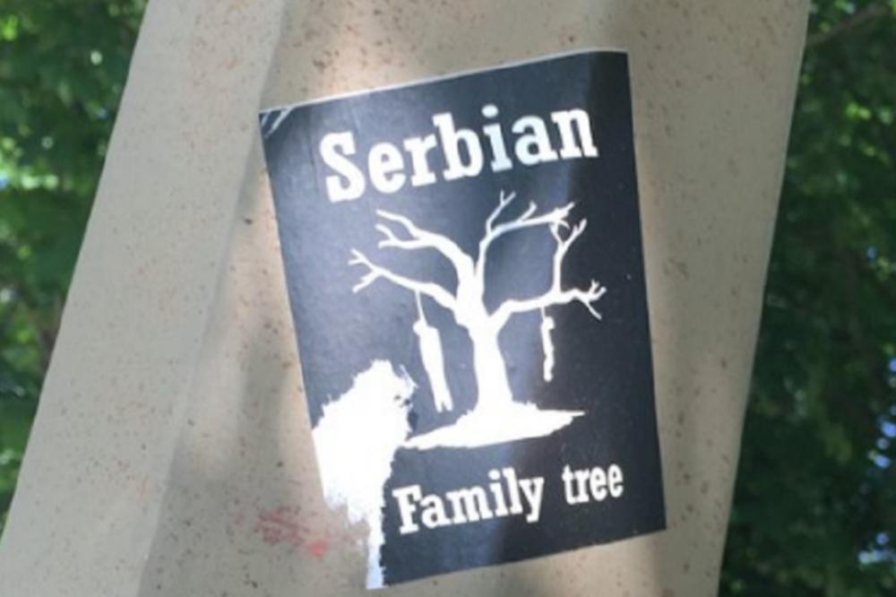Uhapšen tinejdžer iz Vukovara zbog "Srpskog porodičnog stabla"! (FOTO)