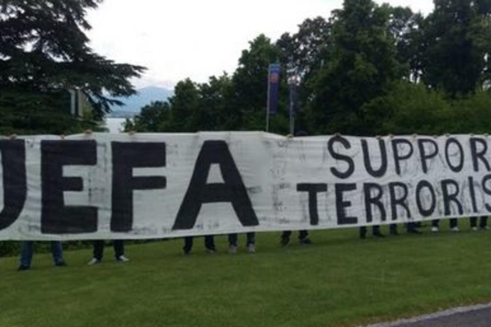 U Nionu osvanula poruka: UEFA podržava terorizam! (FOTO)