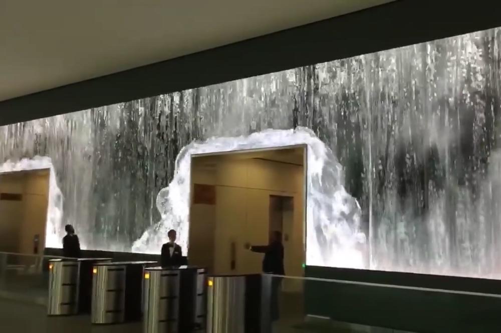 Osveženje ili nešto drugo: Dođete na posao a dočeka vas vodopad... ili snežna idila! (VIDEO)