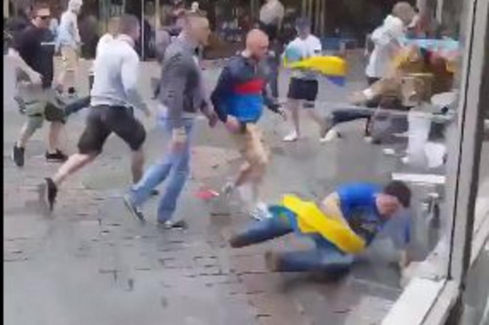 Ovaj snimak najbolje pokazuje brutalnost tuče Nemaca i Ukrajinaca! (VIDEO)