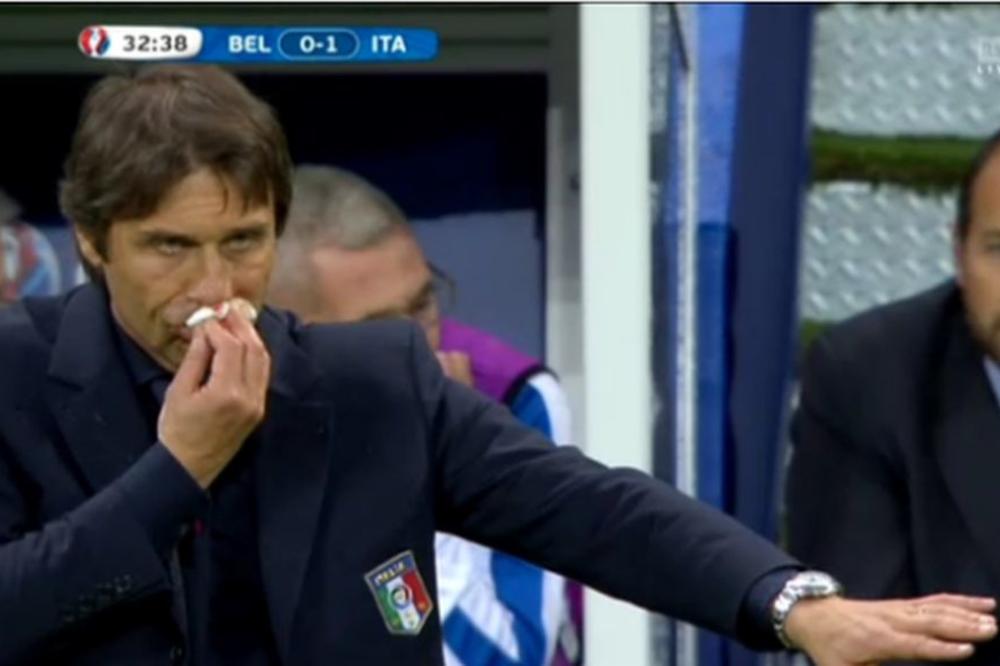 Konte pustio krv zbog gola Italijana! (FOTO) (VIDEO)