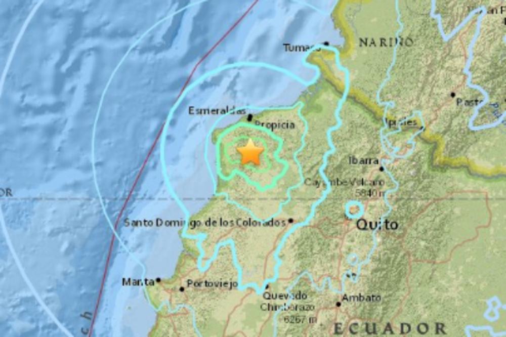 Serija zemljotresa pogodoila Ekvador