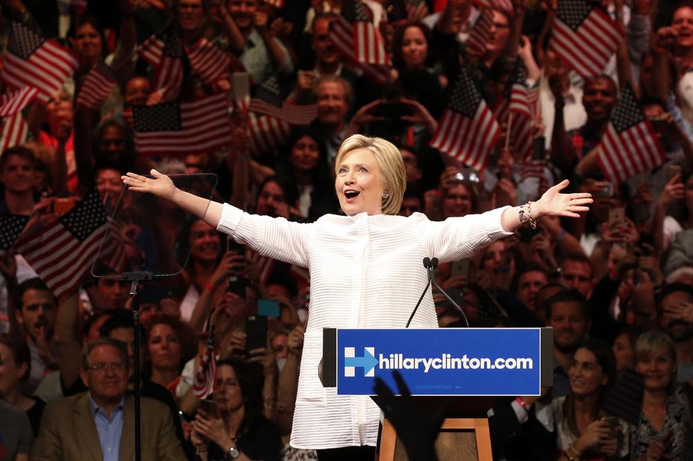 Hilari ušla u istoriju: Prva žena kandidat za predsednika SAD (FOTO)
