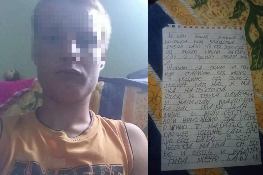 Ovo je dečak koji je pismom tražio zaštitu od oca, evo šta se dešava sa njim! (FOTO)