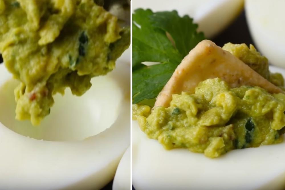 Kako odoleti kad su savršena?Kuvana jaja punjena Gvakamoli sosom (RECEPT) (VIDEO)