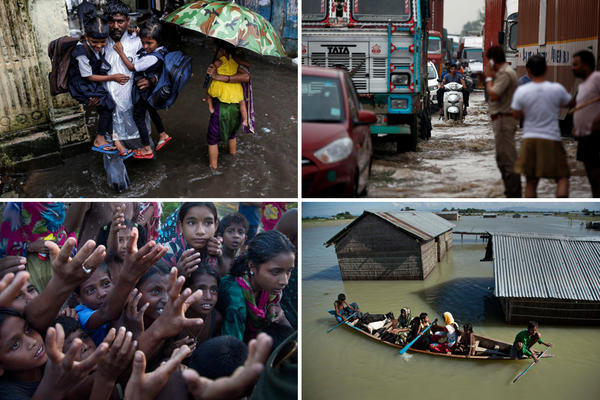 Stravične poplave u Indiji: Poginulo 96 ljudi, više od milion izbeglo! (FOTO) (VIDEO)