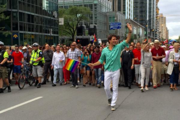 Kad će naši političari ovako? Kanadski premijer predvodi gej prajd (FOTO)