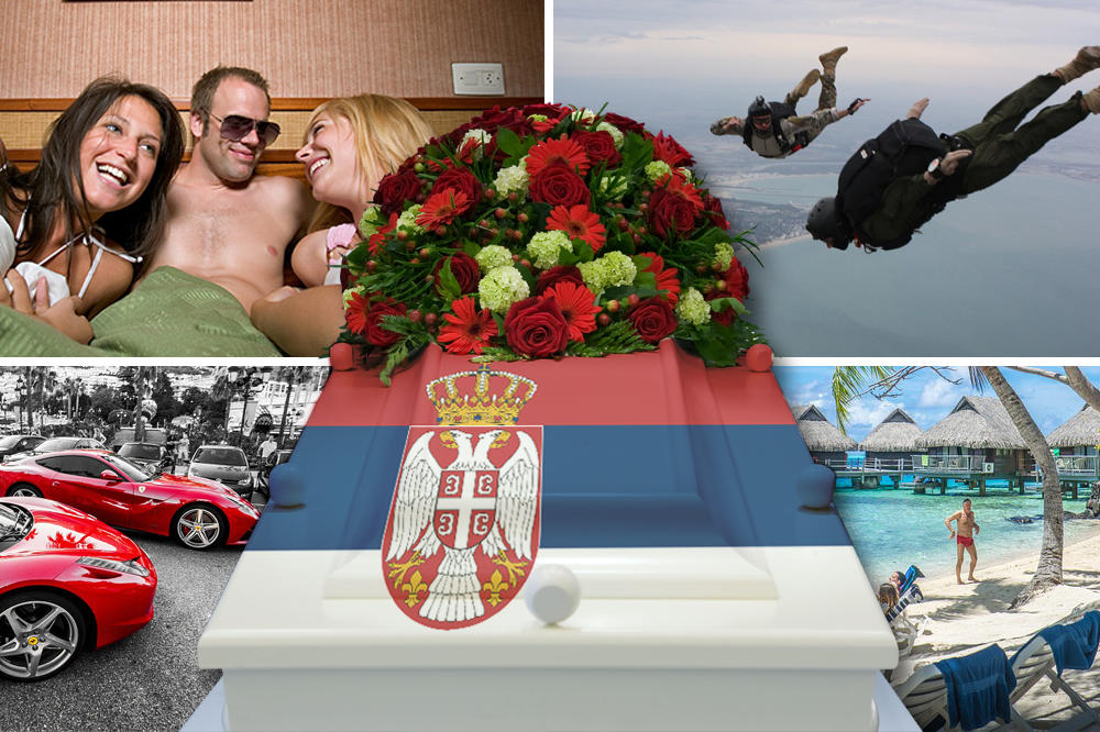 Šta sve Srbi žele da urade pre nego što umru? (FOTO)