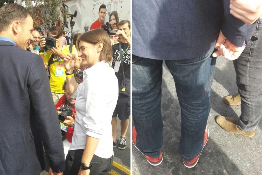 Svi su gledali u cipelice Siniše Malog i ministarke Ane: Koje su vam bolje?! (FOTO) (ANKETA)