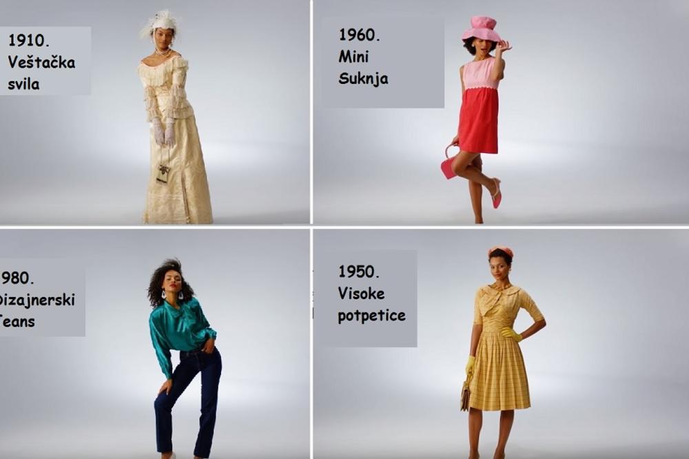 Velika revolucija! 100 godina ženske mode je izgledalo baš ovako (GIF) (VIDEO)