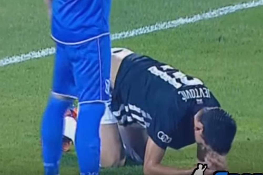 Zna se težina povrede fudbalera Partizana koji je završio na VMA! (VIDEO)