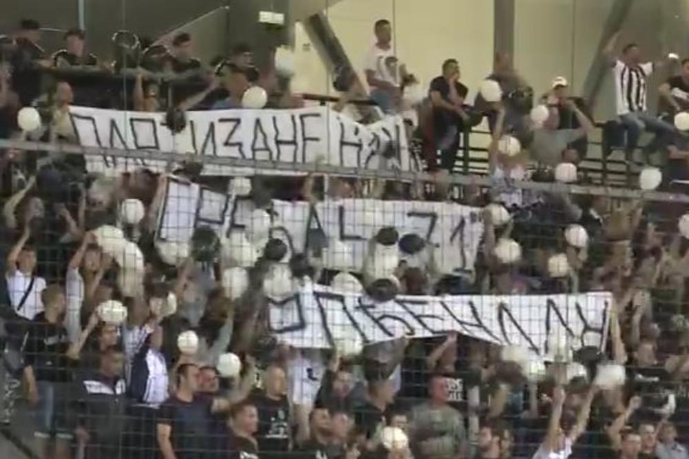 Grobari u Skoplju proslavili Partizanov rođendan! (VIDEO)