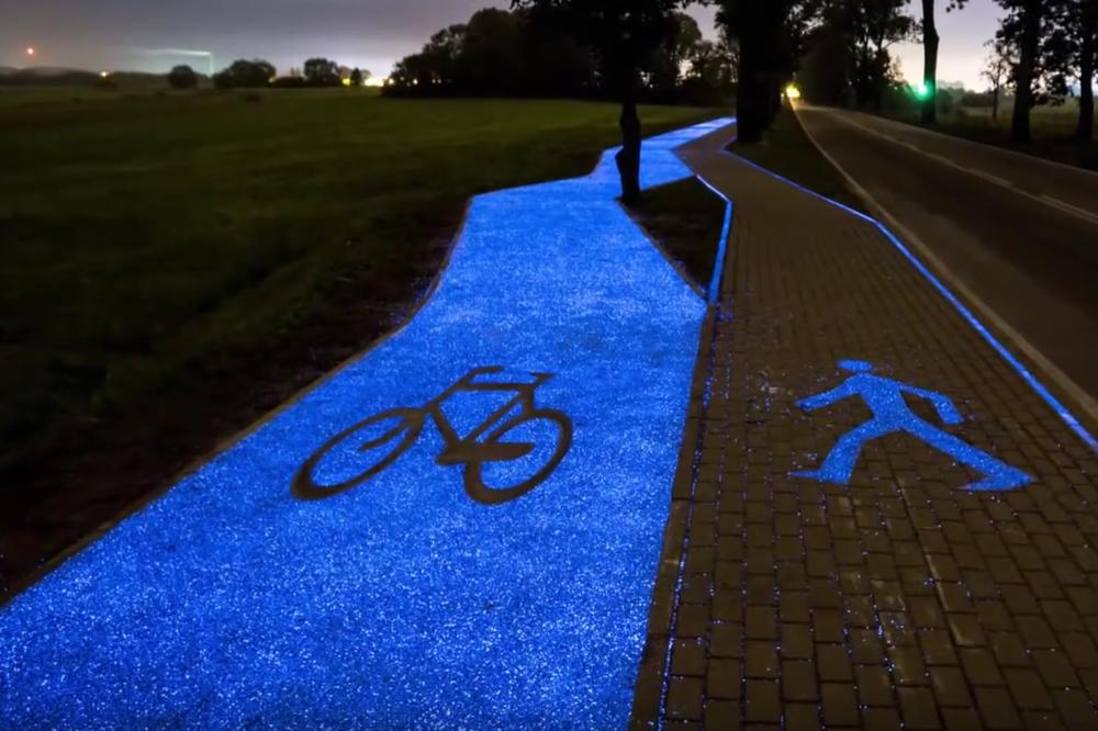 Kako je ovo moguće? Kad padne noć, ova biciklistička staza zasvetli! (FOTO) (VIDEO)