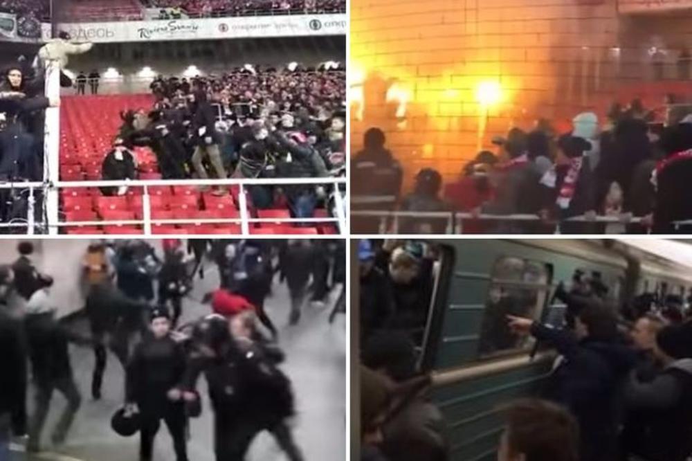 BRUTALAN MOSKOVSKI DERBI: Vatra, bakljada, krađe i lica izubijana do neprepoznatljivosti - Spartak vs. CSKA! (VIDEO)