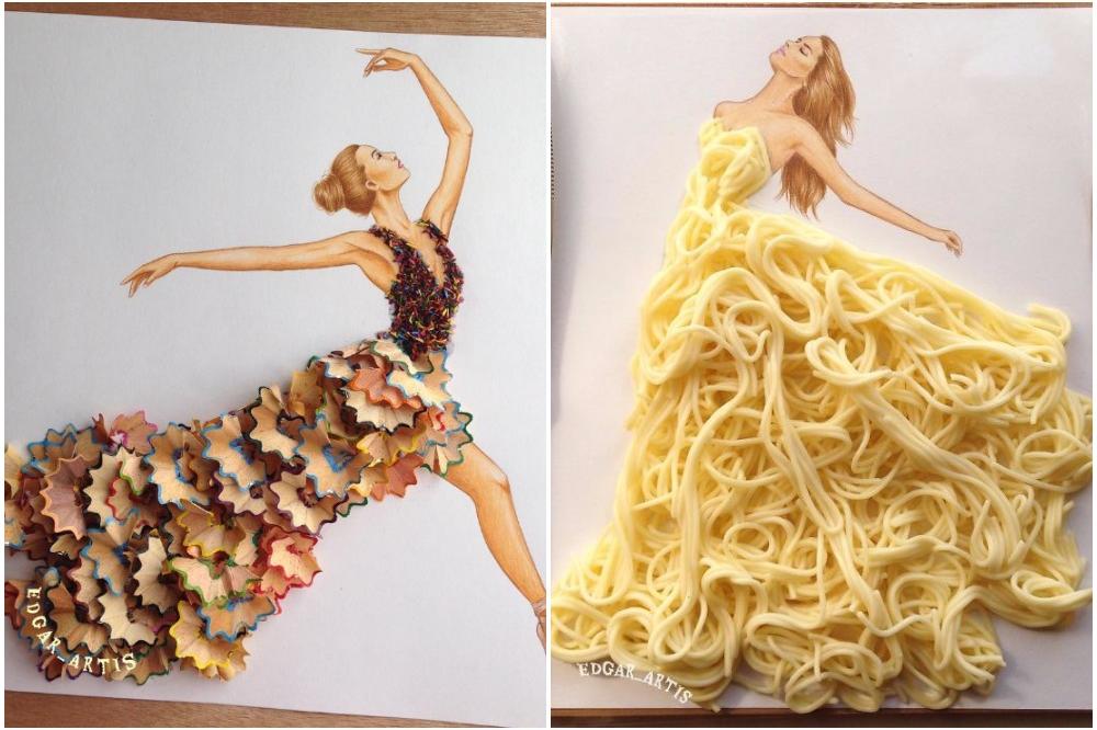 Haljine od nutele, šrafova, špageta... Ovaj dizajner pravi kreacije BUKVALNO OD SVEGA ŠTO DOTAKNE! (FOTO)