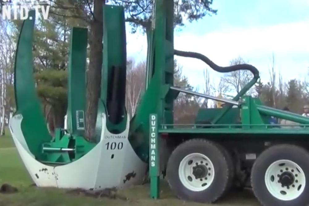 NEMA VIŠE SEČE! Ova genijalna mašina spasiće mnoga stabla! (VIDEO)