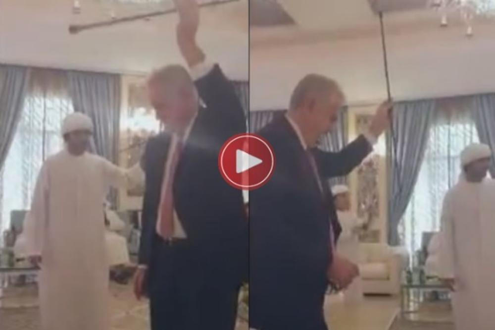 NIKOLIĆ U TRANSU: Toma pleše arapski ples, a evo šta za to vreme radi Dragica! (HIT VIDEO)