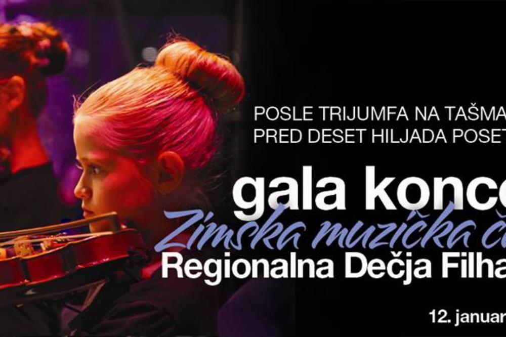 Gala novogodišnji koncert Regionalne dečje filharmonije - Zimska muzička čarolija