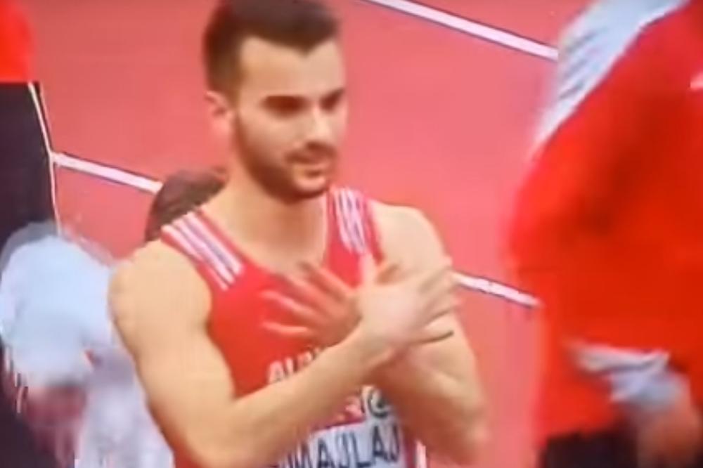 SRAMOTA U ARENI! Srbi aplaudirali Albancu, a on im uzvratio na najgori mogući način! (VIDEO)