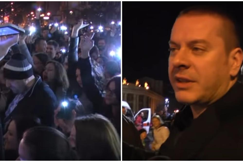 NEOBIČAN KONCERT-PROTEST U SMEDEREVU: Georgiev pevao sa stepenica UPRKOS OTKAZIVANJU (VIDEO)