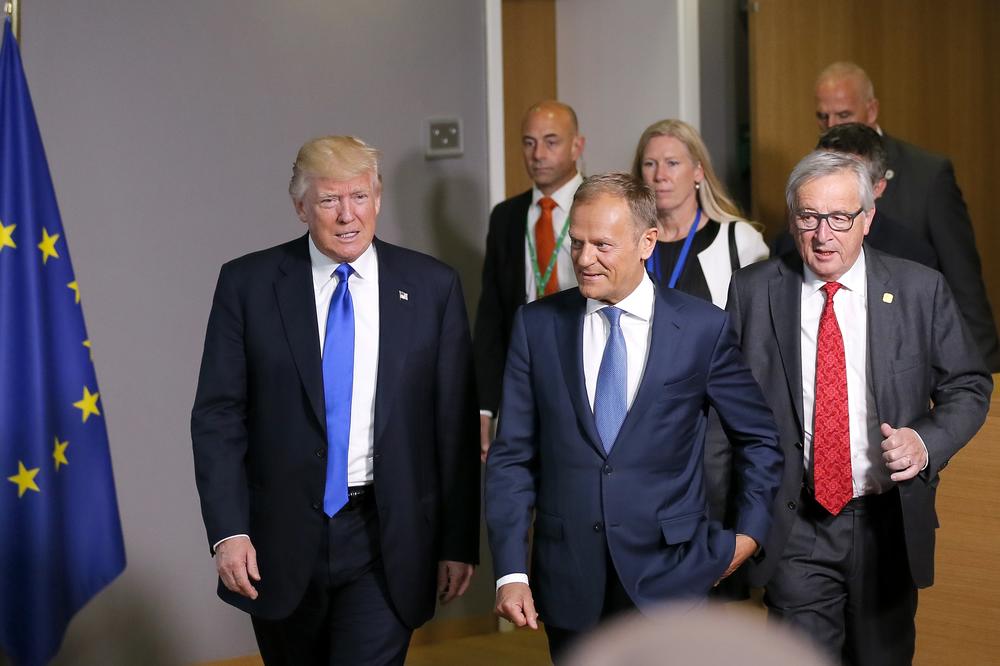 Prvi susret u Briselu: Tramp i EU se ne slažu oko Rusije, trgovine, klimatskih promena!