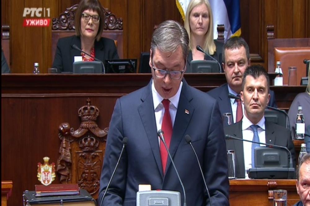 PRVO OBRAĆANJE NOVOG PREDSEDNIKA: Pročitajte celokupni govor Aleksandra Vučića nakon položene zakletve!