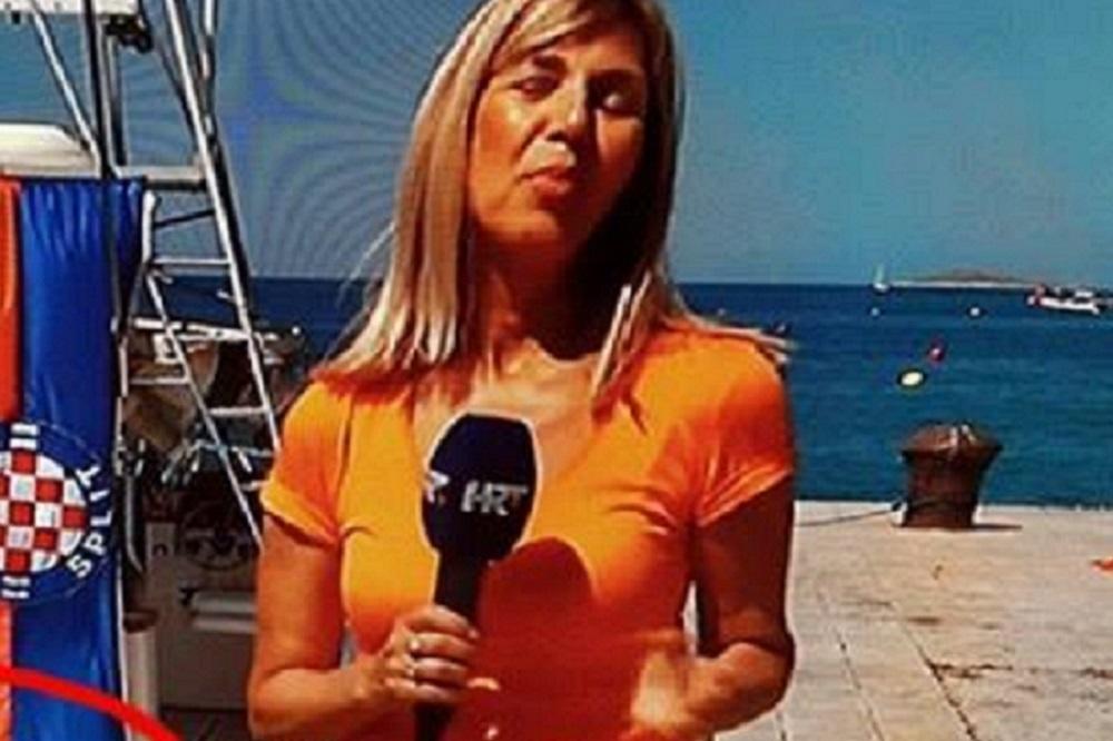 Hrvatska novinarka je stala ispred kamere i taj kadar odjednom je ZAPALIO internet! (FOTO)