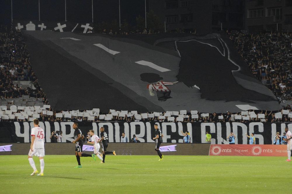 Za Partizan, za Srbiju, za Kosovo i Metohiju! Grobari imaju veoma važan zahtev pred utakmicu sa Skenderbegom! (FOTO)