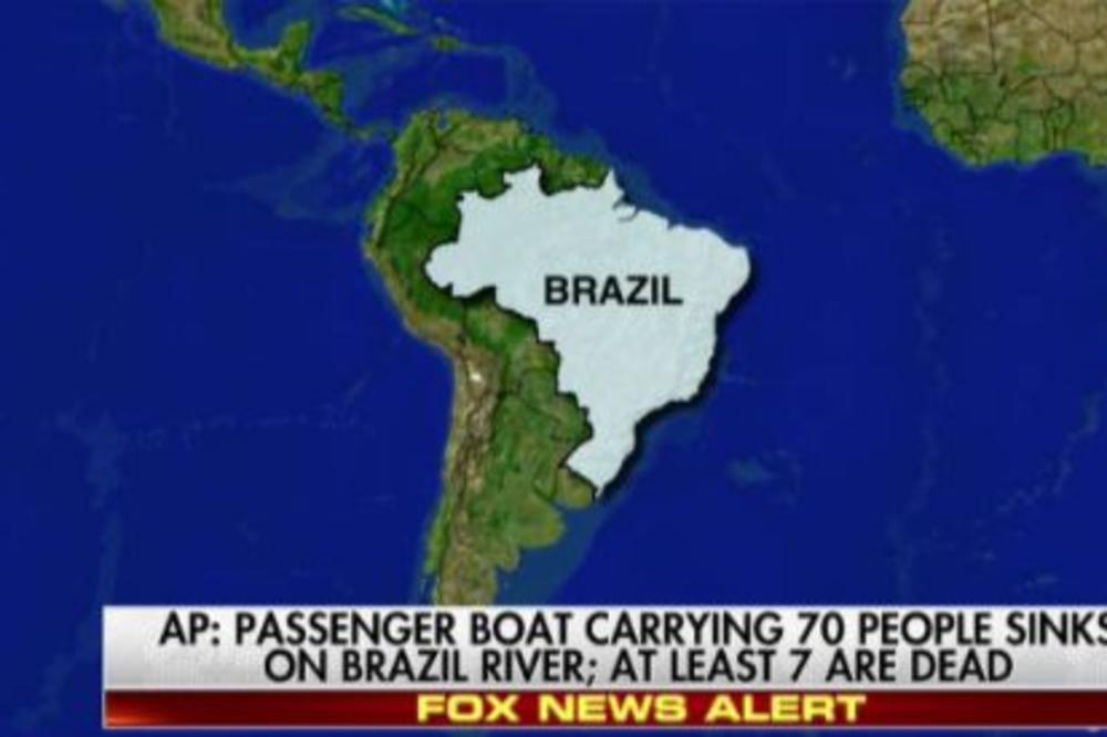 HOROR U BRAZILU! Potonuo brod, 7 mrtvih, na desetine nestalih! (FOTO)