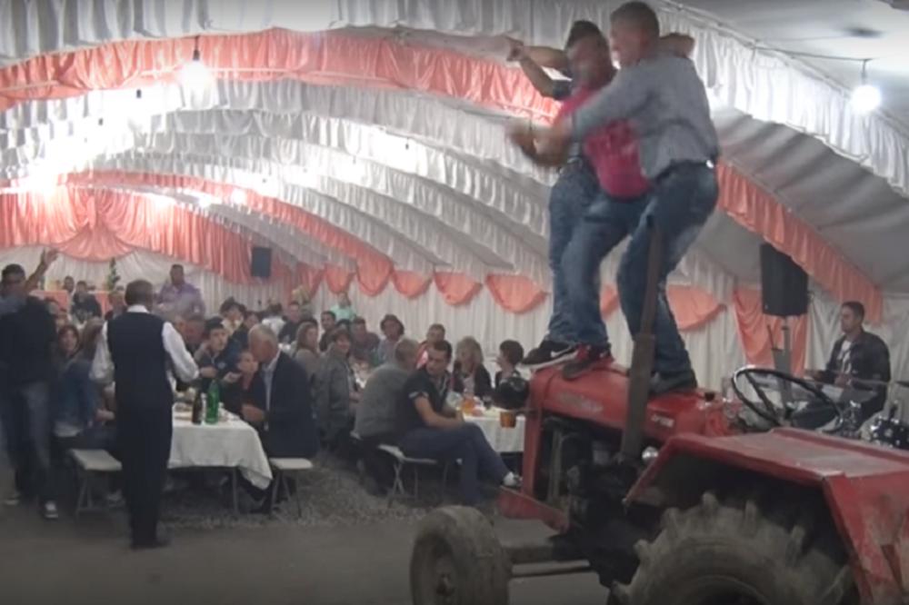 SAMO U SRBIJI! Ako mislite da nema dalje, pogledajte šta se dešavalo na ovoj svadbi! (VIDEO)