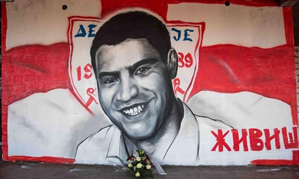 Grafit posvećen ubijenom Marku Ivkoviću 