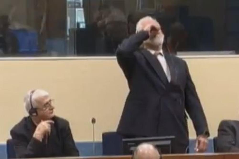 SKANDAL VEKA U HAGU: Prekinuta sednica, POGLEDAJTE KAKO JE HRVATSKI GENERAL POPIO OTROV kad mu je izrečena presuda! (VIDEO)