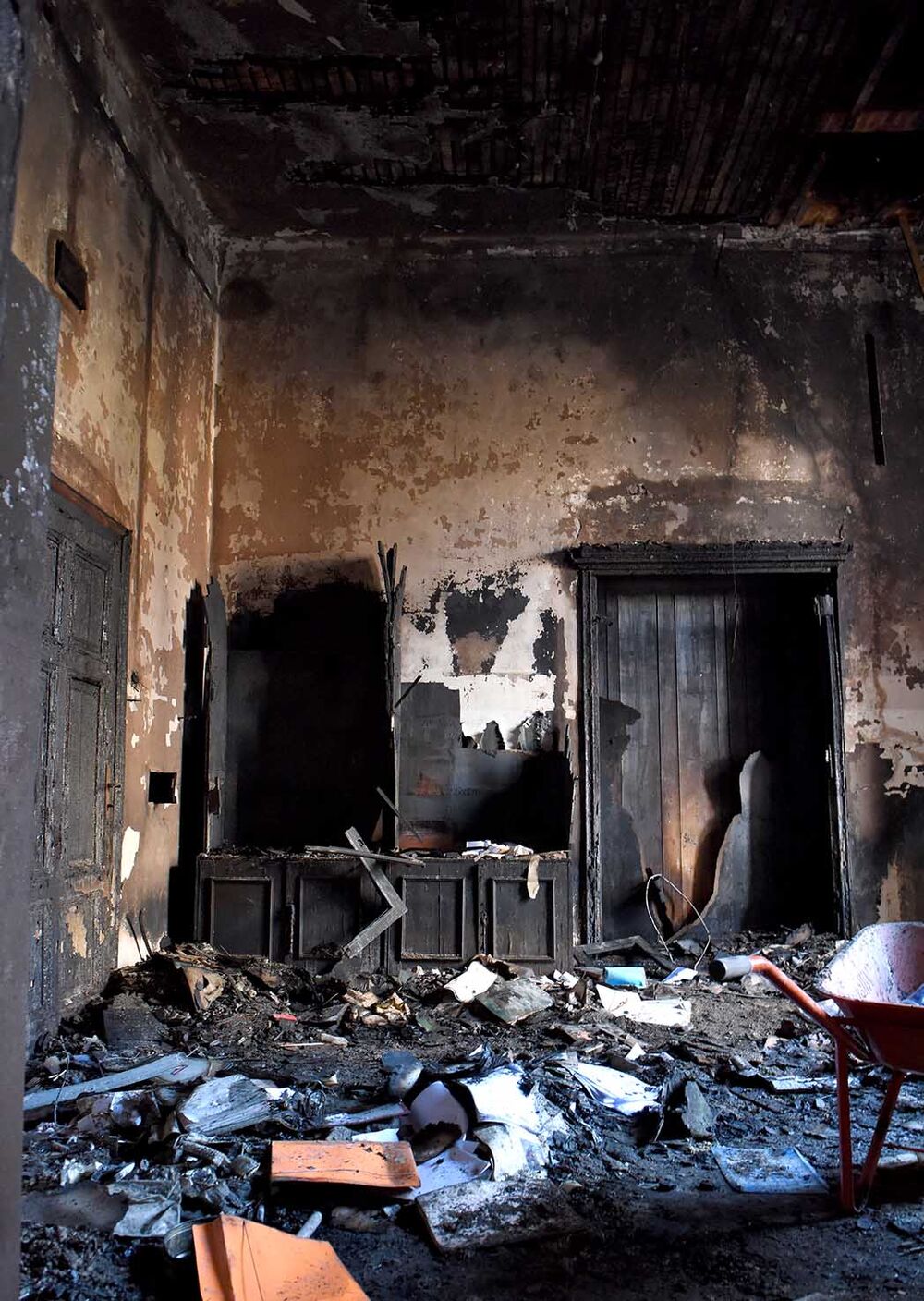 Požar u najstarijoj gimnaziji u Kragujevcu