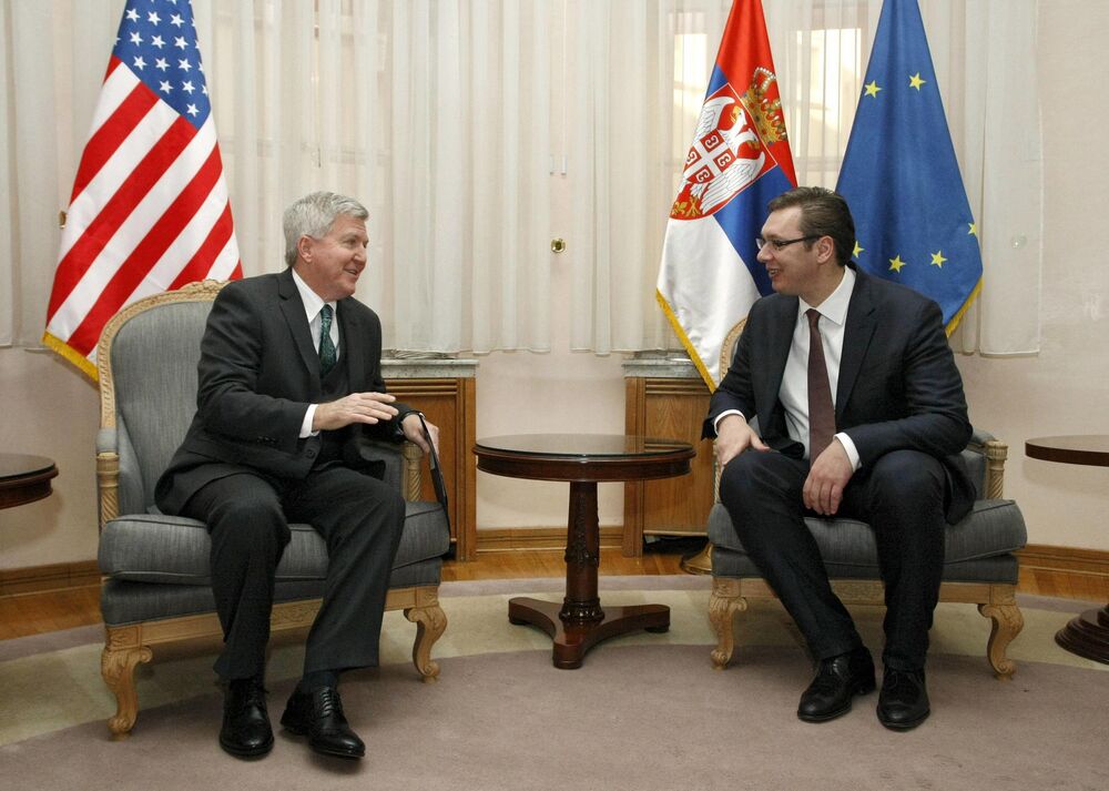 Susret: Aleksandar Vučić i Kajl Skot