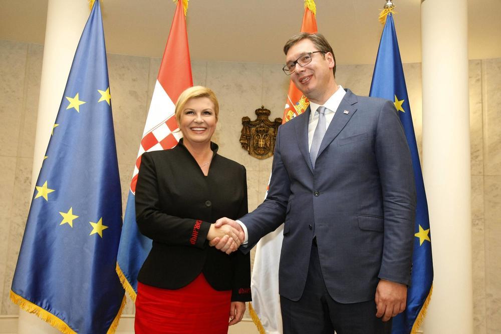 Kolinda Grabar Kitanović i Aleksandar Vučić 
