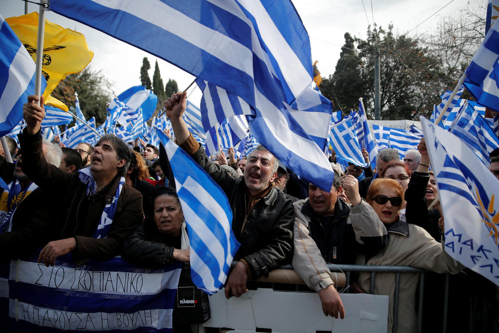 Miting u Atini zbog potencijalnog kompromisa Grčke sa vlastima u Skoplju oko zvaničnog imena Makedonije  